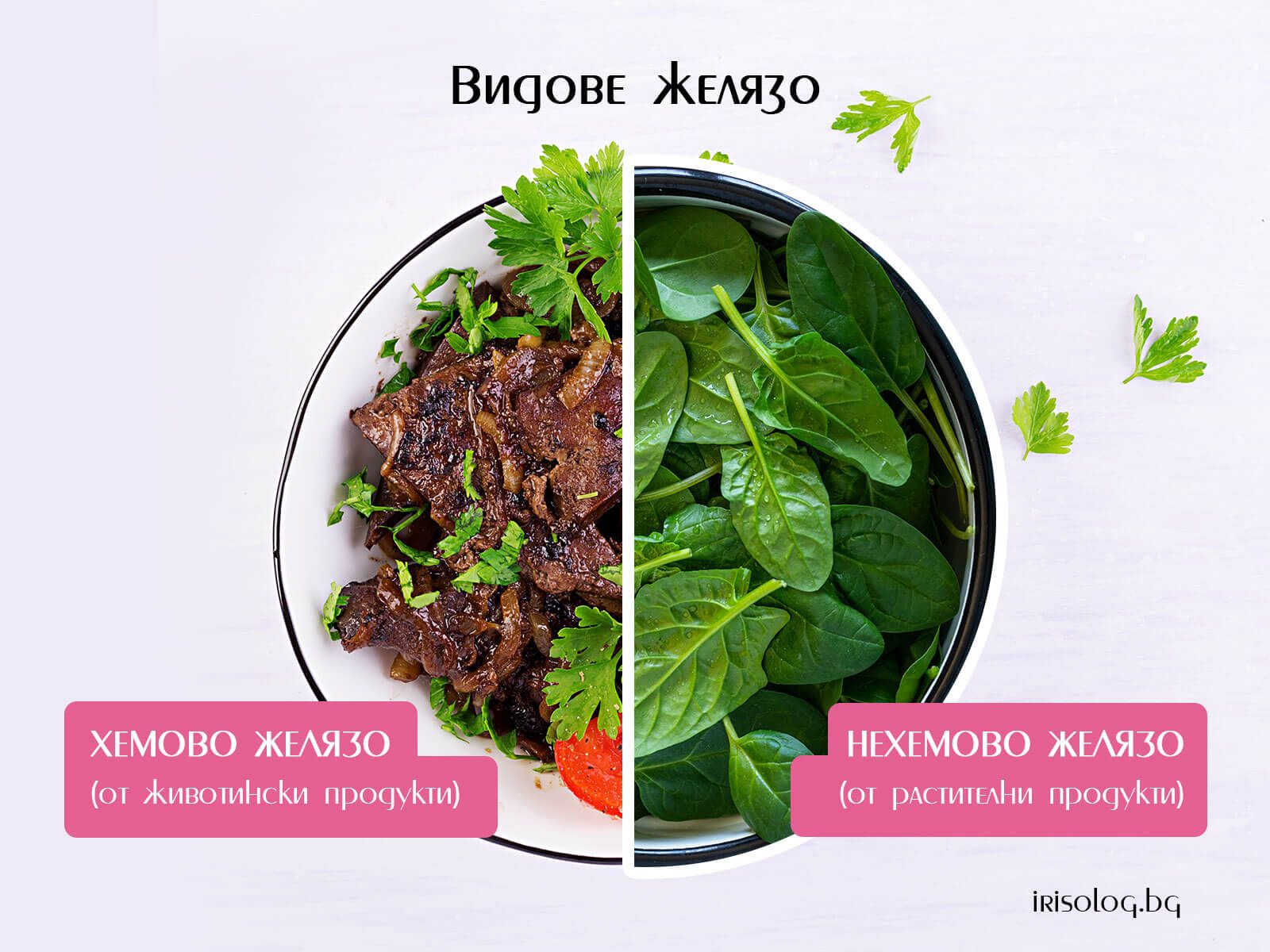 Има два вида желязо
