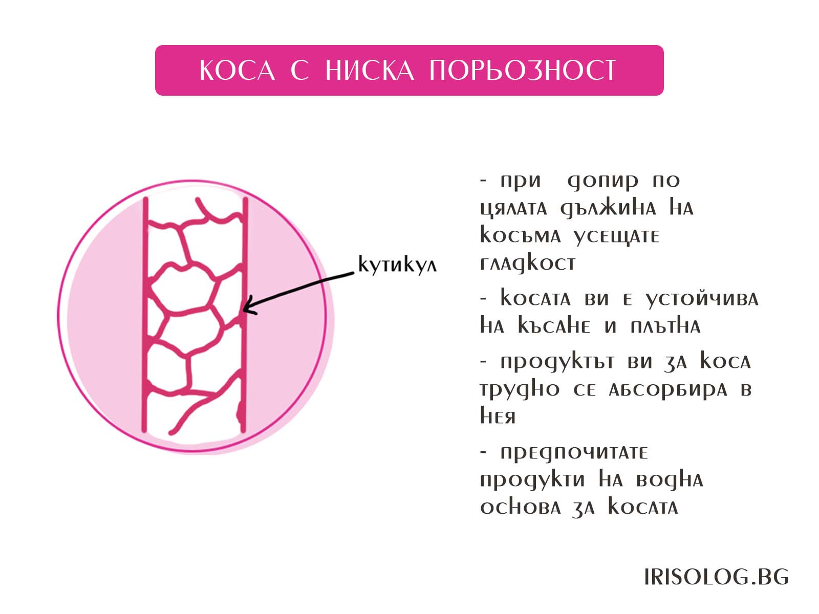Ниска порьозност на косата